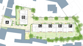 Übersicht Wohnanlage RB11 – Illustration